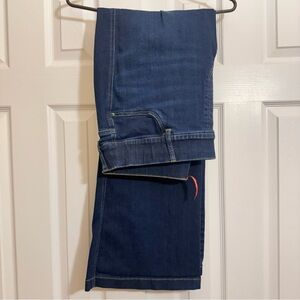 Spanx Flare Elastic Waistband Jeans Midnight Shade 3X Petite